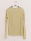 BASERANGE Classic Bamboo Fiber and Cotton Long Sleeve T-Shirt Collection Crew Neck Base Shirt French BAS-TTLS-BL-AU25-PIER GREEN (TOLS-BL-000 TTLS)